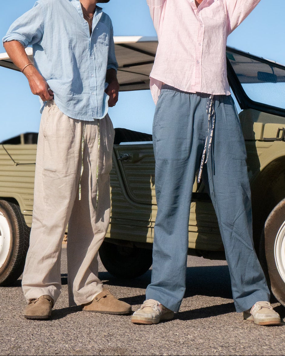 Linen Trousers - Sand