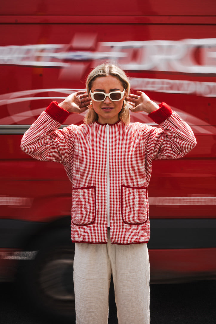 Red Gingham Jacket