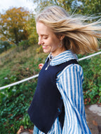 The Claire Shirt - Blue Stripe