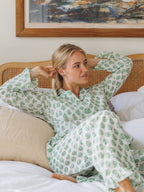 The Bella Pyjama Long Sleeve Bottoms - Green