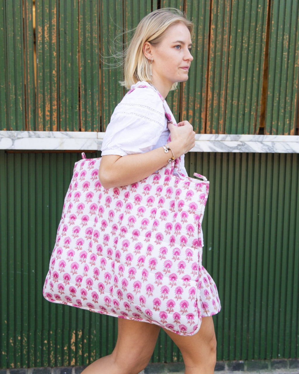 The Dot Tote Bag - Pink
