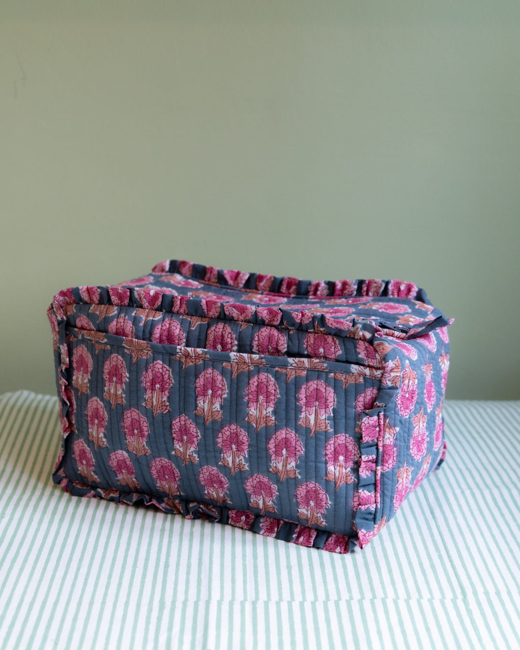 Quilted Washbag - Purple