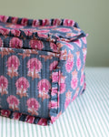 Quilted Washbag - Purple
