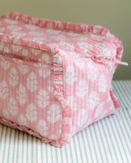 Quilted Washbag - Pink