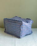 Quilted Washbag - Blue Chilli