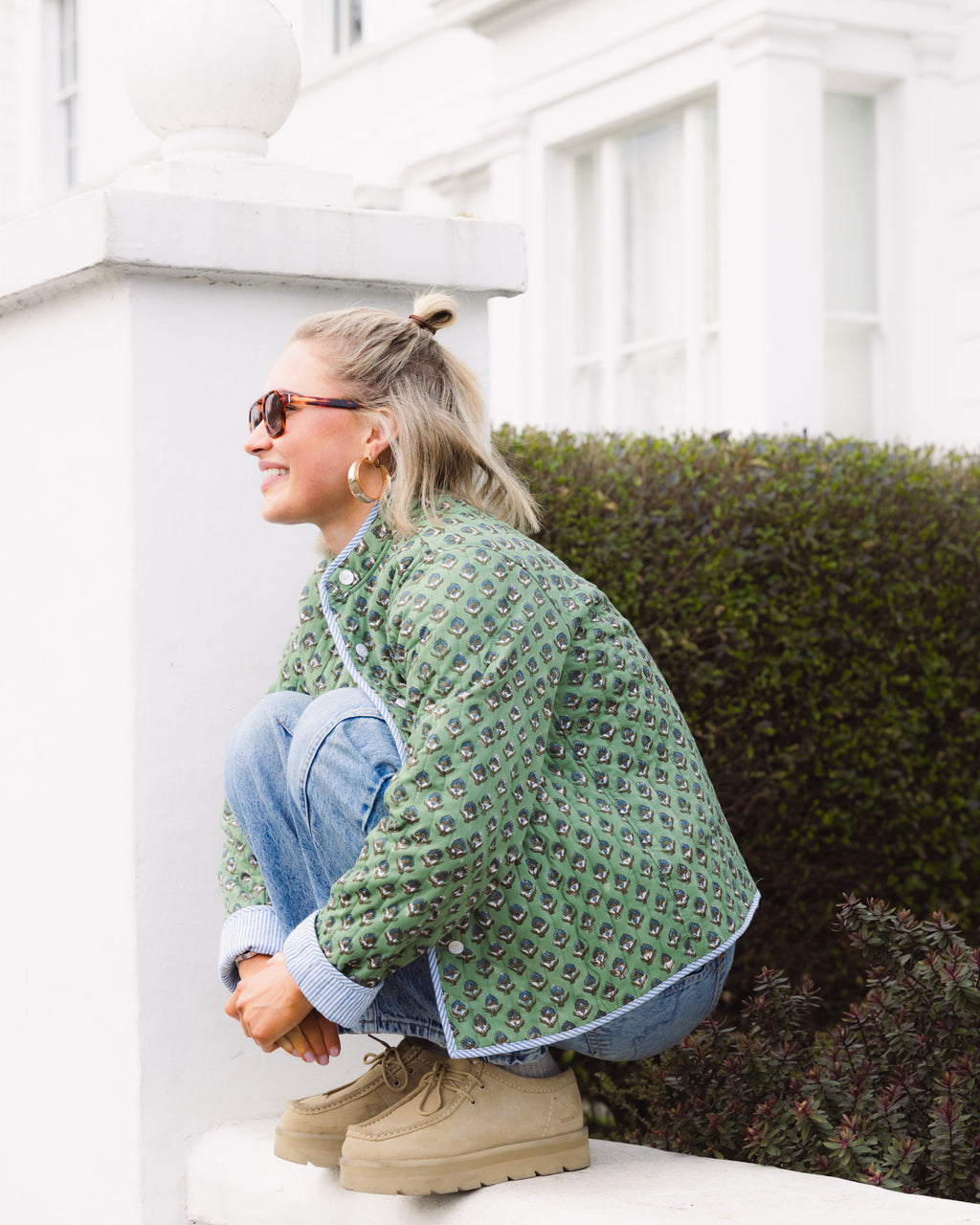 The Olive Quilted Jacket