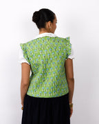 Cesca Quilted Waistcoat - Green