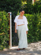 The Tilly Maxi Skirt - Green