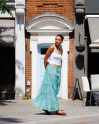 The Tilly Maxi Skirt - Aqua