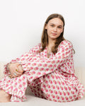 The Bella Pyjama Long Sleeve Bottoms - Pink
