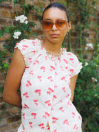 The Tilly Top - Red & White
