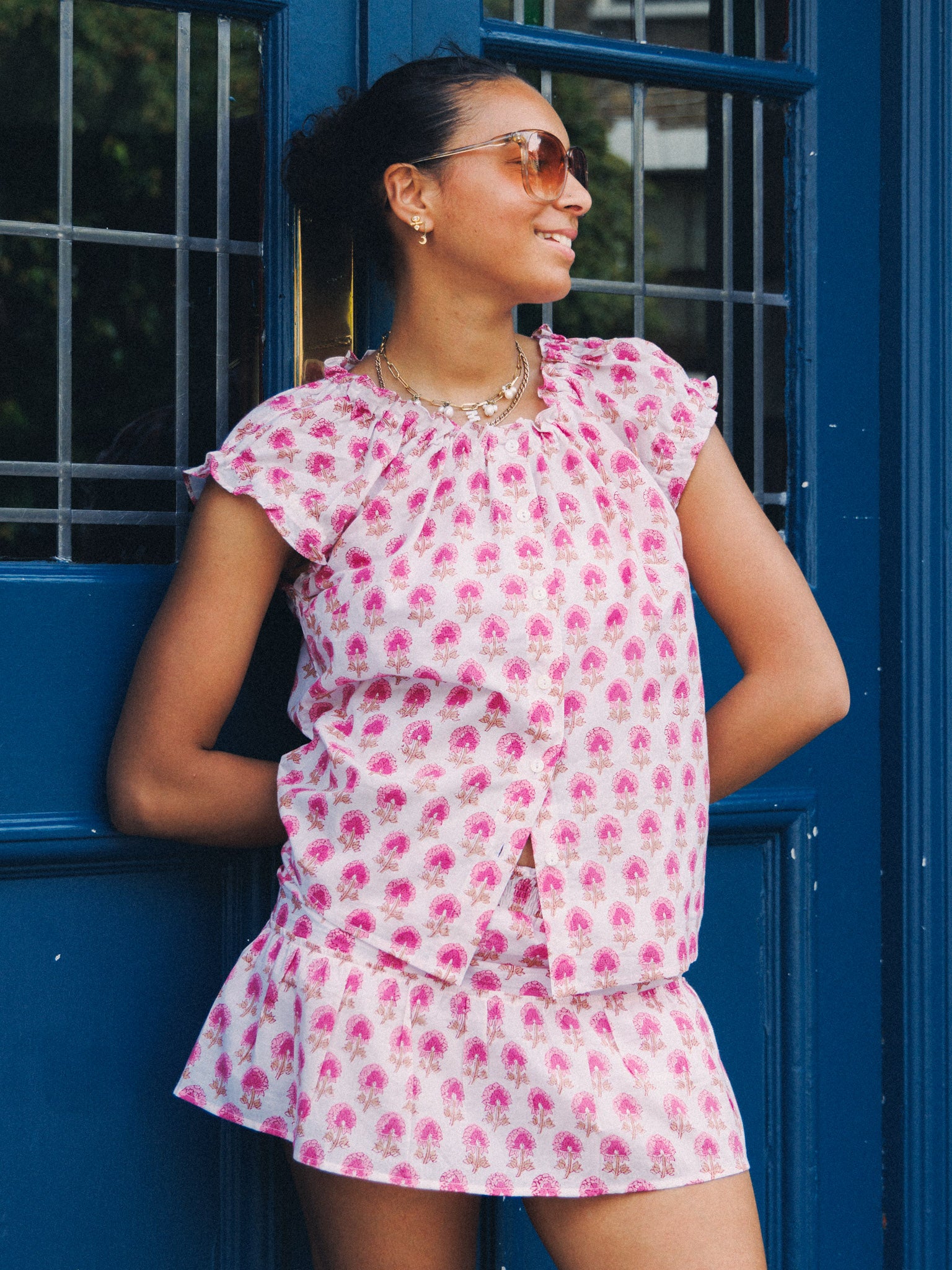 The Tilly Mini Skirt - Pink