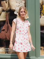 The Tilly Top - Red & White