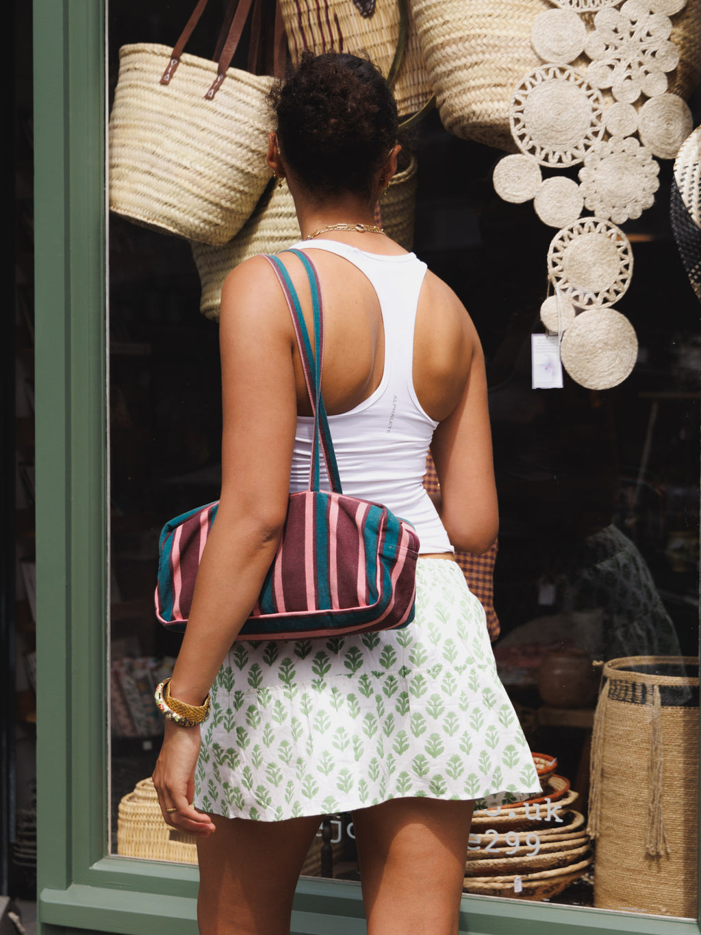 The Tilly Mini Skirt - Green