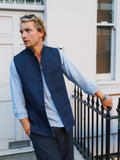 Nehru Gilet - Navy