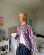 The Isla Jacket - Pink & Blue