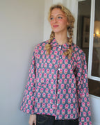 The Isla Jacket - Pink & Blue