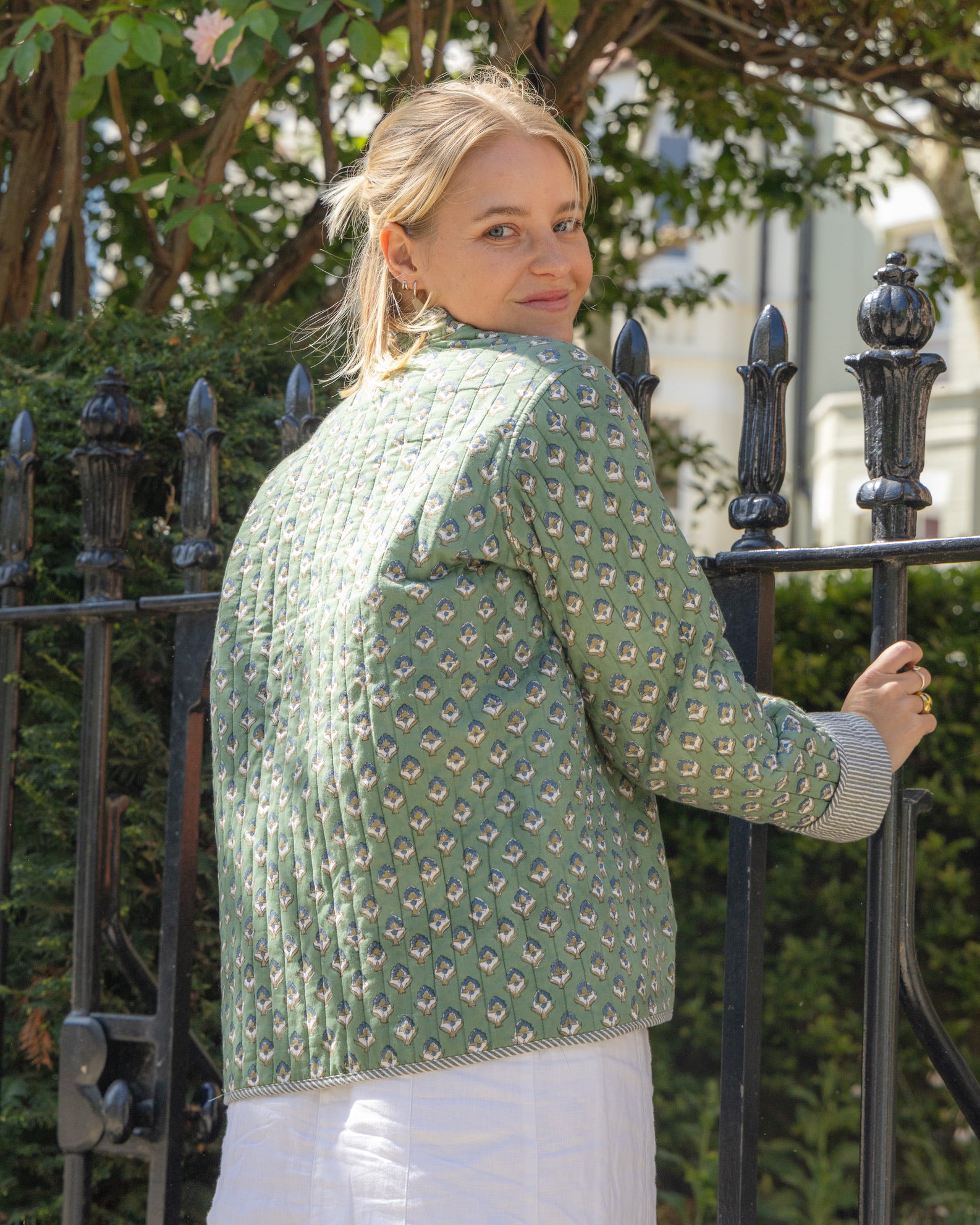 The Olive Quilted Jacket
