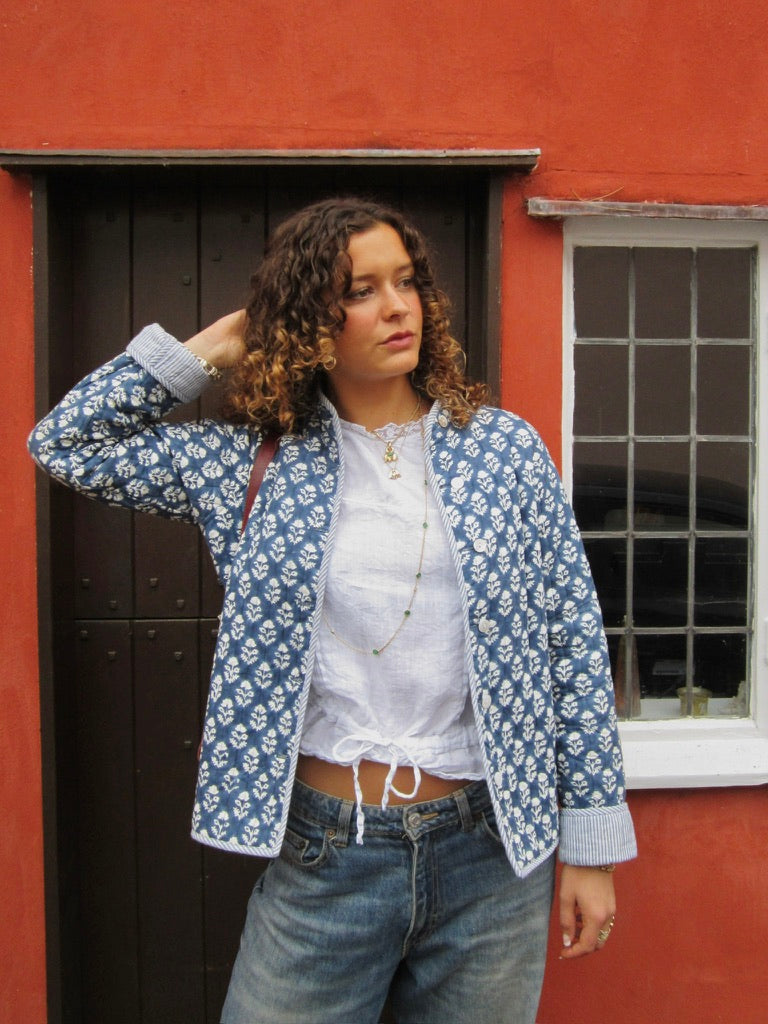 The Indigo Quilted Jacket