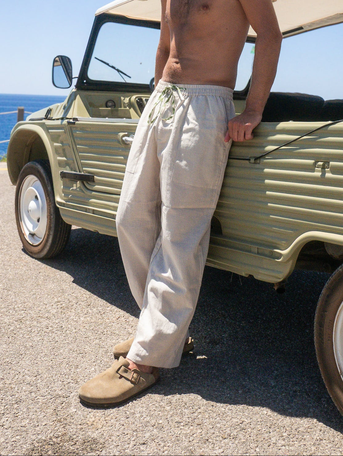 Linen Trousers - Sand