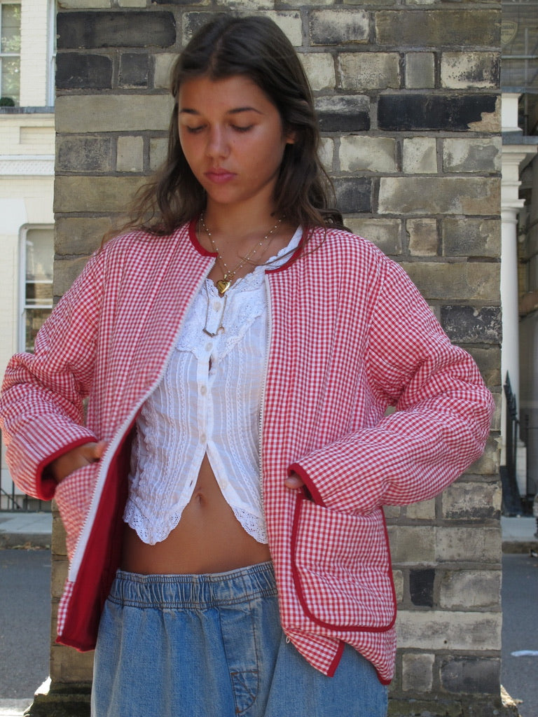 Red Gingham Jacket