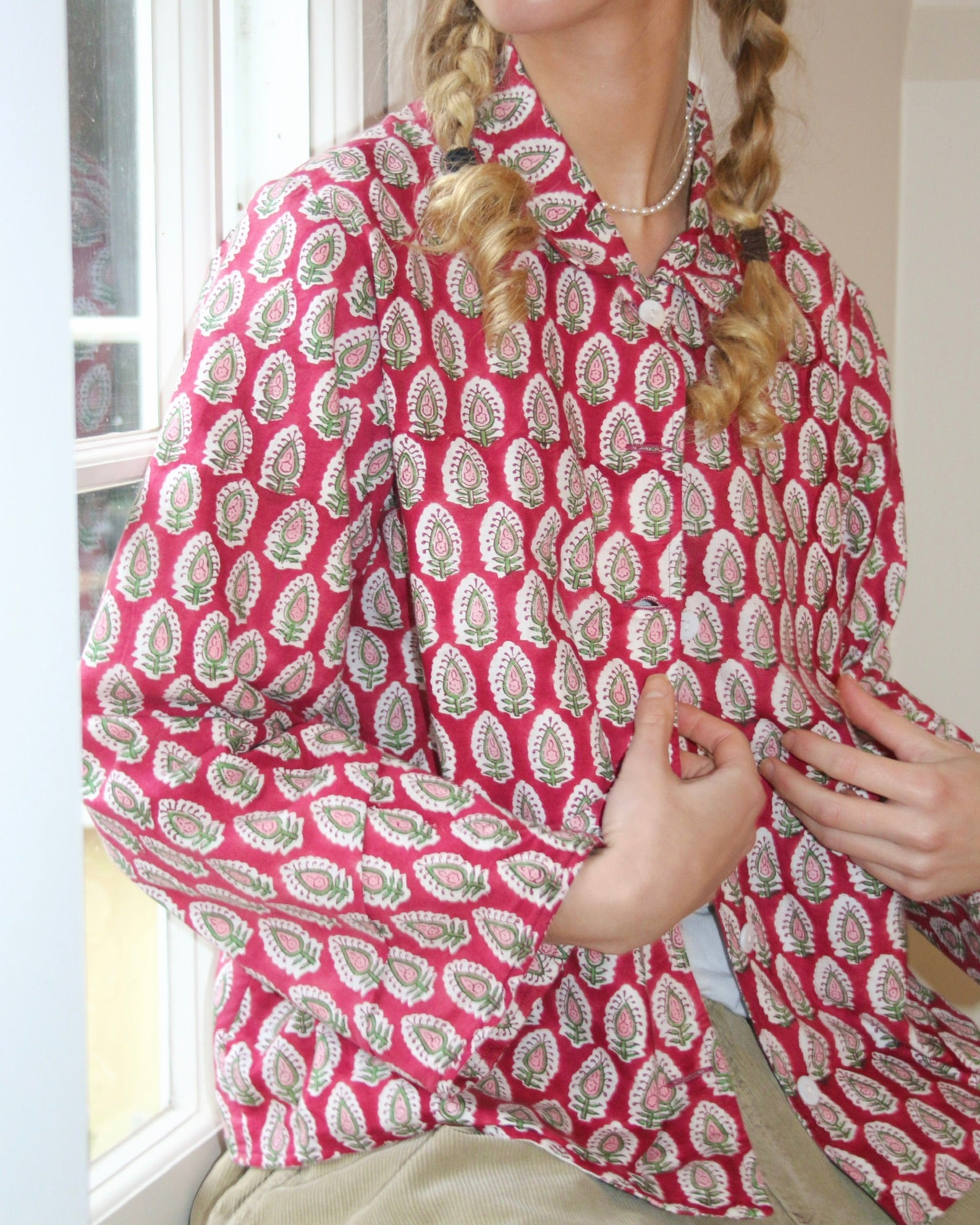 The Isla Jacket - Red