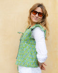 Cesca Quilted Waistcoat - Green