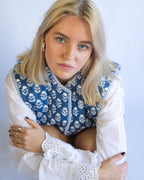 Indigo Quilted Waistcoat
