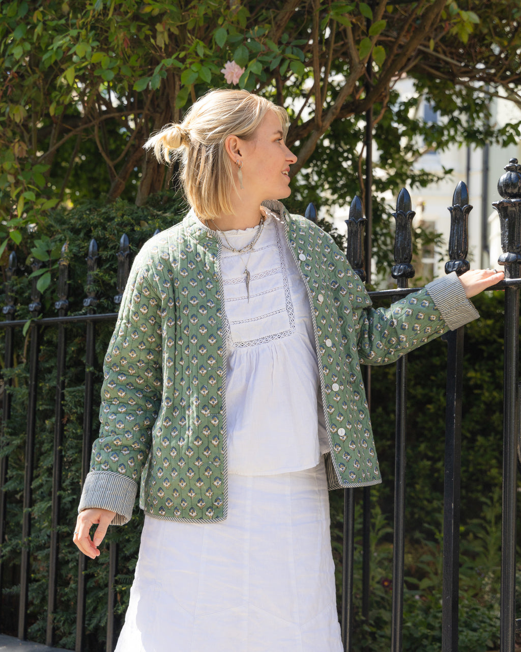 The Olive Quilted Jacket