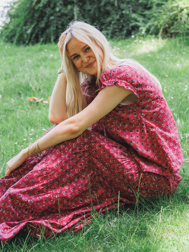 The Tilly Top - Raspberry