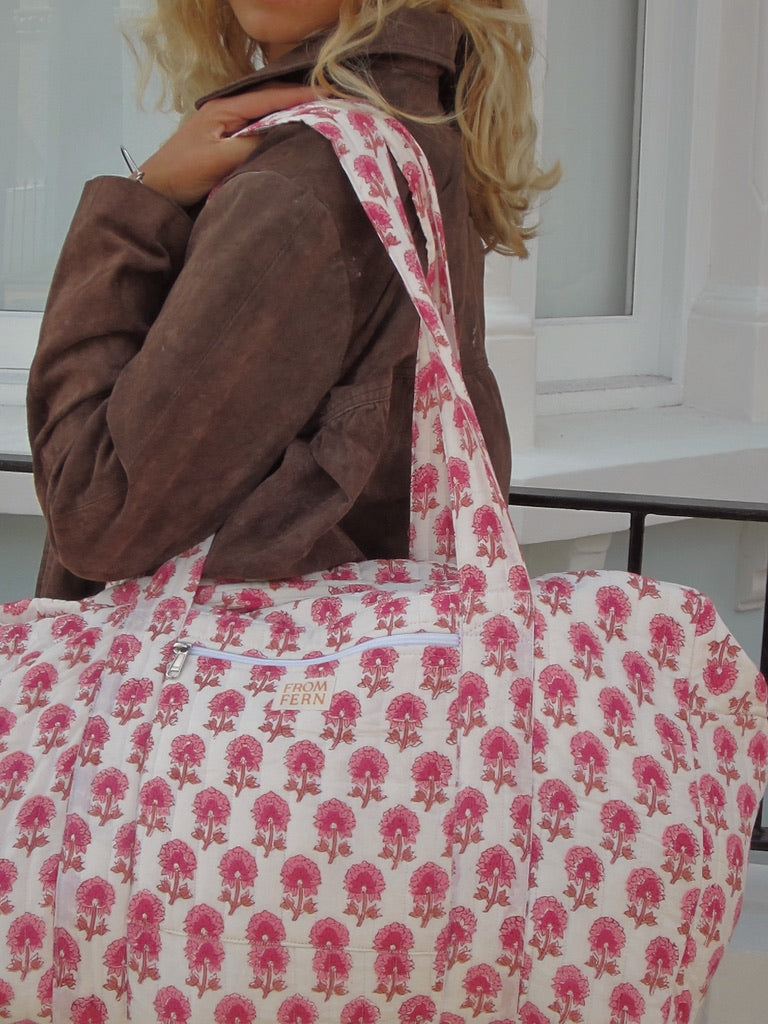 Weekend Bag - Pink Jaipur