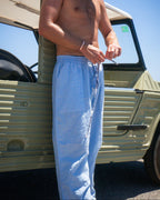 Linen Trousers - Sky Blue
