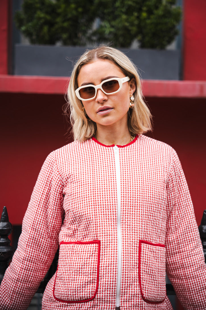 Red Gingham Jacket