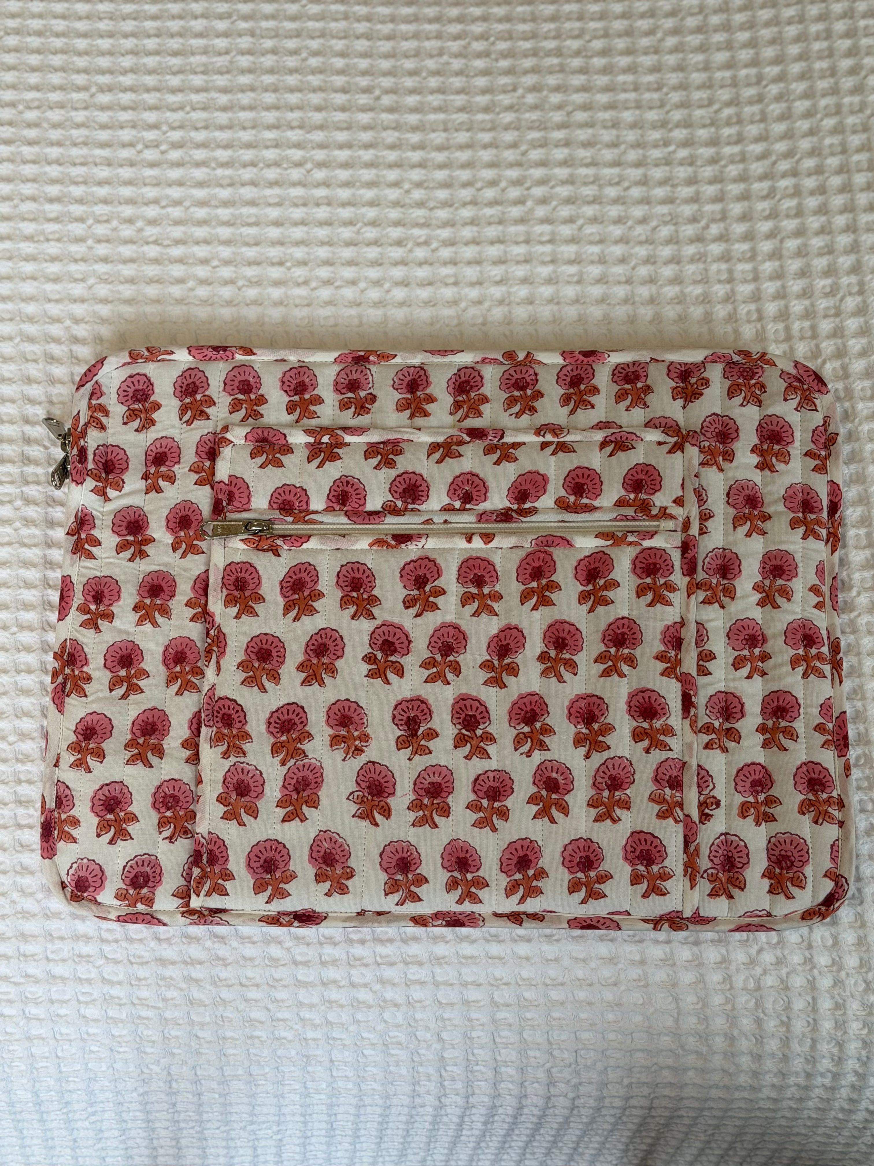 Laptop Case - Pink and Orange