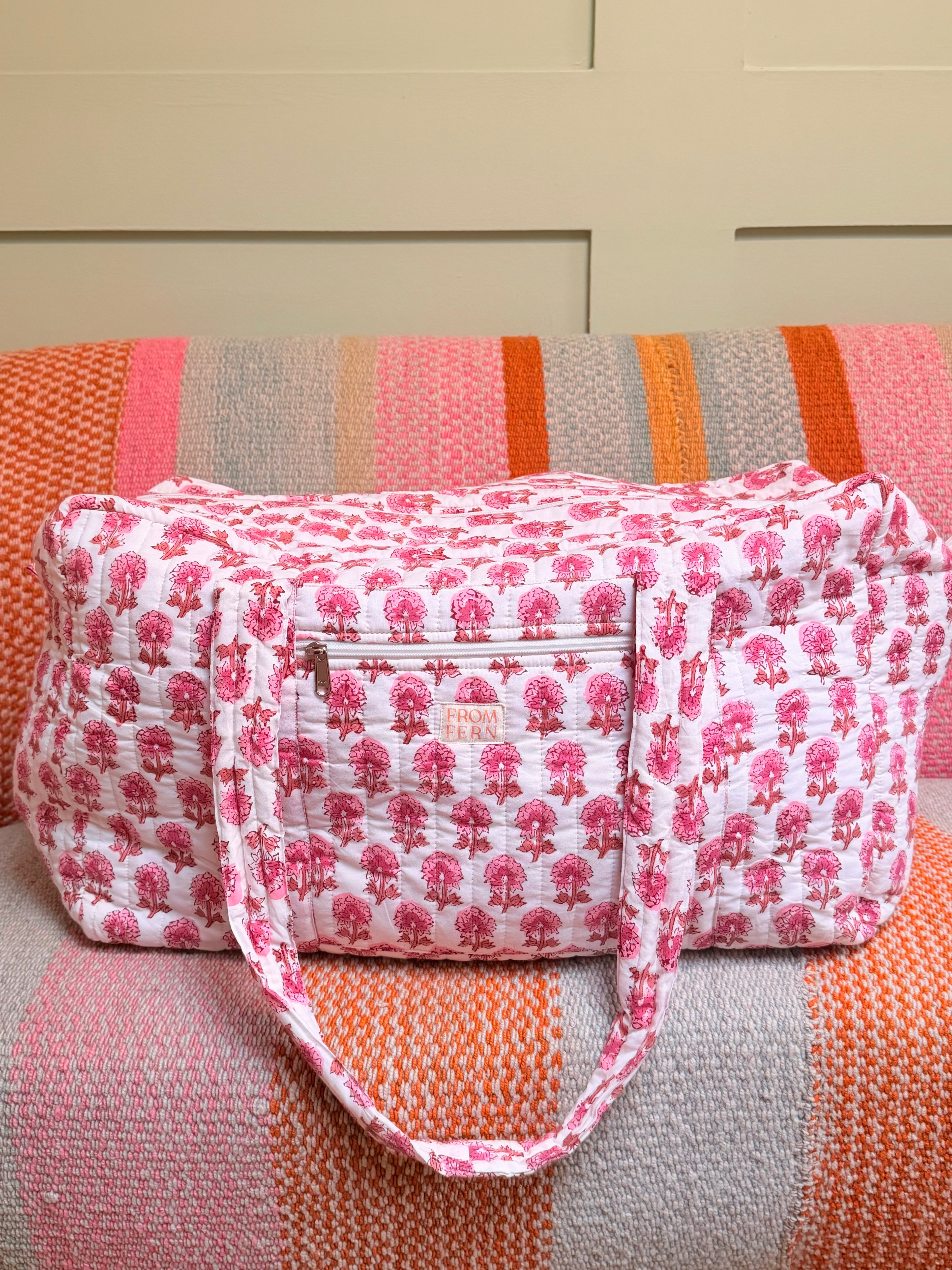 Weekend Bag - Pink Jaipur