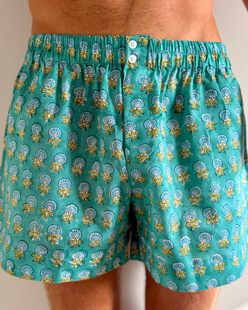 Boxer Shorts - Aqua