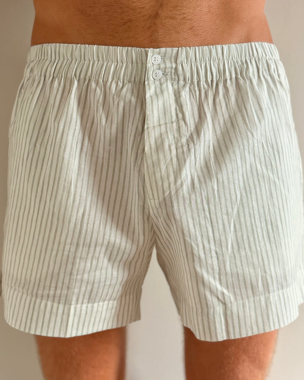 Boxer Shorts - Teal Stripe