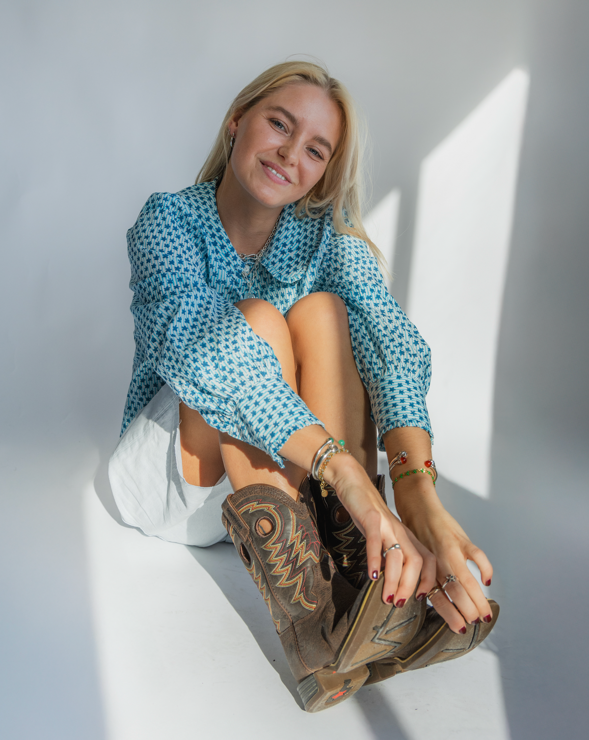 The Delilah Shirt - Blue Star