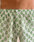 Boxer Shorts - Green and White